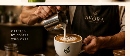 Barista preparando uma bebida